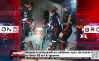 Homem &eacute; esfaqueado no abd&ocirc;men ap&oacute;s discuss&atilde;o no Setor 02 em Ariquemes &ndash; V&Iacute;DEO