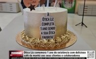 &Oacute;tica Liz comemora 1 ano de exist&ecirc;ncia com delicioso caf&eacute; da manh&atilde; aos seus clientes e colaboradores &ndash; V&Iacute;DEO