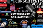 ARIQUEMES: Faça o curso de Técnicas Vocais e aprimore sua fala ou canto