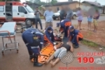 ARIQUEMES: Acidente no 25 de Dezembro deixa motociclista ferido 