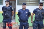 BOM FUTURO: Homem é detido passando em frente ao quartel de policia com arma de fogo 