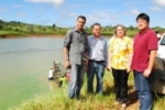 ARIQUEMES: Secretários acompanham despesca de Pirarucu