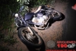 ALTO PARAÍSO: Motociclista sofre grave acidente na BR–364 próximo ao trevo