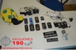 ARIQUEMES: 12 Aparelhos celulares e uma grande quantidade de substância entorpecente são encontrados no Presídio