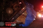 ARIQUEMES: Grave acidente na BR – 364 deixa três pessoas feridas