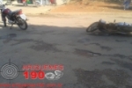 ARIQUEMES: Motociclistas colidem no retorno da praça do setor 06