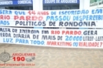 ARIQUEMES: Moradores do Distrito de Rio Pardo protestam em frente à Eletronorte reivindicando rede de energia