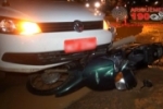 ARIQUEMES: Acidente entre carro e motoneta deixa senhora ferida no Jardim Europa