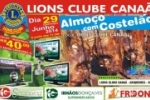ARIQUEMES: Lions Clube Canaã realiza almoço com costelão dia 29 de junho