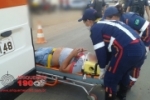 ARIQUEMES: Ciclista fica ferido após colidir com motocicleta na Avenida Canaã