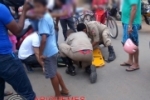 ARIQUEMES: Motociclista passa mal e sofre acidente no Setor 08