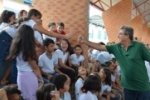 ARIQUEMES: Quadra esportiva é inaugurada na Escola Eva dos Santos