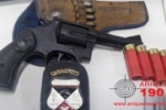 ALTO PARAÍSO: Idoso de 80 anos de idade é preso em posse de munição e arma de fogo