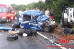 MONTE NEGRO: Colisão entre Taxi Uno e Ranger na BR–421 deixa 4 vítimas fatais