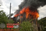 ARIQUEMES: Residência é consumida pelas chamas em grande incêndio no Jardim Primavera  