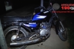 ARIQUEMES: Elemento colide com muro após fugir em alta velocidade com motocicleta roubada