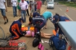 ARIQUEMES: Garota fica ferida após ser atropelada na Avenida JK 
