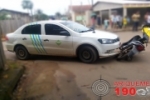 ARIQUEMES: Taxi colide com moto na Vila do Sossego – Duas mulheres ficam feridas