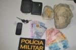 São Miguel: Polícia Militar apreende quase 1,5 de Pasta Base e prende duas pessoas