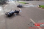 ARIQUEMES: Duas motos colidem em retorno na Avenida Jamari
