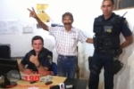 ARIQUEMES: “A Polícia de Ariquemes é o bicho, é 1000”, foram as palavras do Jornalista Rubens Gomes após ver os elementos que lhe assaltaram presos