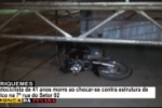 Ariquemes: Motociclista de 41 anos morre ao chocar–se contra estrutura de palco na 7º rua do Setor 02