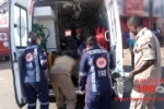 ARIQUEMES: Duas pessoas ficam feridas após colisão entre motocicletas no semáforo entre a Av. Canaã e Candeias