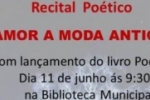 Biblioteca Municipal realiza recital poético Amor a Moda Antiga