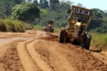 Residência Regional do DER em Ariquemes mantém quatro frentes de trabalho na região