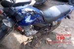 ALTO PARAÍSO: Motocicleta sem placa e com chassi raspado é Recuperada pela PM