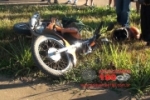 ARIQUEMES: Motociclista fica ferido após colisão com mototaxista na Av. Jaru