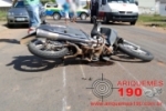 ARIQUEMES: Corolla colide com moto no Setor 05 – Mulher e criança ficaram feridas