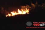 ARIQUEMES: Incêndio consome matagal próximo a BR – 364 