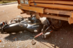 THEOBROMA: Acidente envolvendo ônibus e motocicleta deixa duas pessoas feridas no centro