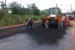 Governo intensifica operação tapa–buraco nas rodovias estaduais do Vale do Jamari