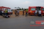 ARIQUEMES: Colisão entre motocicletas deixa três pessoas feridas na Av. Capitão Sílvio