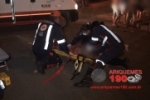 ARIQUEMES: Colisão entre moto e carro no Setor 05 deixa mulher ferida