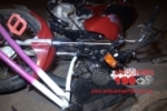 ARIQUEMES: Colisão entre moto e bicicleta deixa criança ferida no Colonial