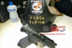 BURITIS: OPERAÇÃO EXTREMU’S – Após briga de trânsito Força Tática da PM prende elemento com simulacro de arma de fogo