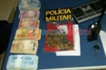 Presidente Médici – Bandido se assusta com chegada da PM e desmaia com R$ 10 mil