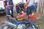 ARIQUEMES: V&iacute;tima fica embaixo de moto ap&oacute;s colis&atilde;o entre motocicleta e carro pr&oacute;ximo ao Parque Tropical II