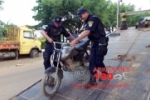ARIQUEMES: Patrulha Alfa recupera na Linha C–65 motocicleta roubada há dois anos