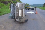 Ouro Preto: Acidente na BR 364 entre Fiat Strada e Fiat Doblo resulta na morte de um dos condutores