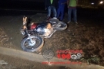 ARIQUEMES: Motociclista fica ferido após sofrer acidente no Trevo da BR–364