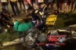 ARIQUEMES: Mãe e filha ficam gravemente feridas após colidir com árvore no canteiro da Av. Jamari
