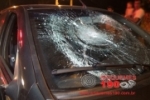 ARIQUEMES: Grave acidente entre moto e carro deixa jovem ferido no Setor 04