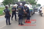 ARIQUEMES: Polícia Militar prende elemento suspeito de furto em despachante e recupera motocicleta
