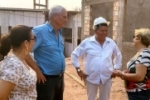 Adelino Follador acompanha obras de escola no garimpo Bom Futuro