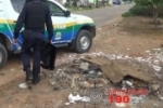 ARIQUEMES: Elementos fogem da PM ap&oacute;s abandonarem TV em resid&ecirc;ncia arrombada no Jorge Teixeira