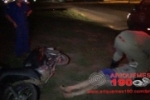 ARIQUEMES: Motociclista sofre queda ao colidir com canteiro central da BR&ndash;364 